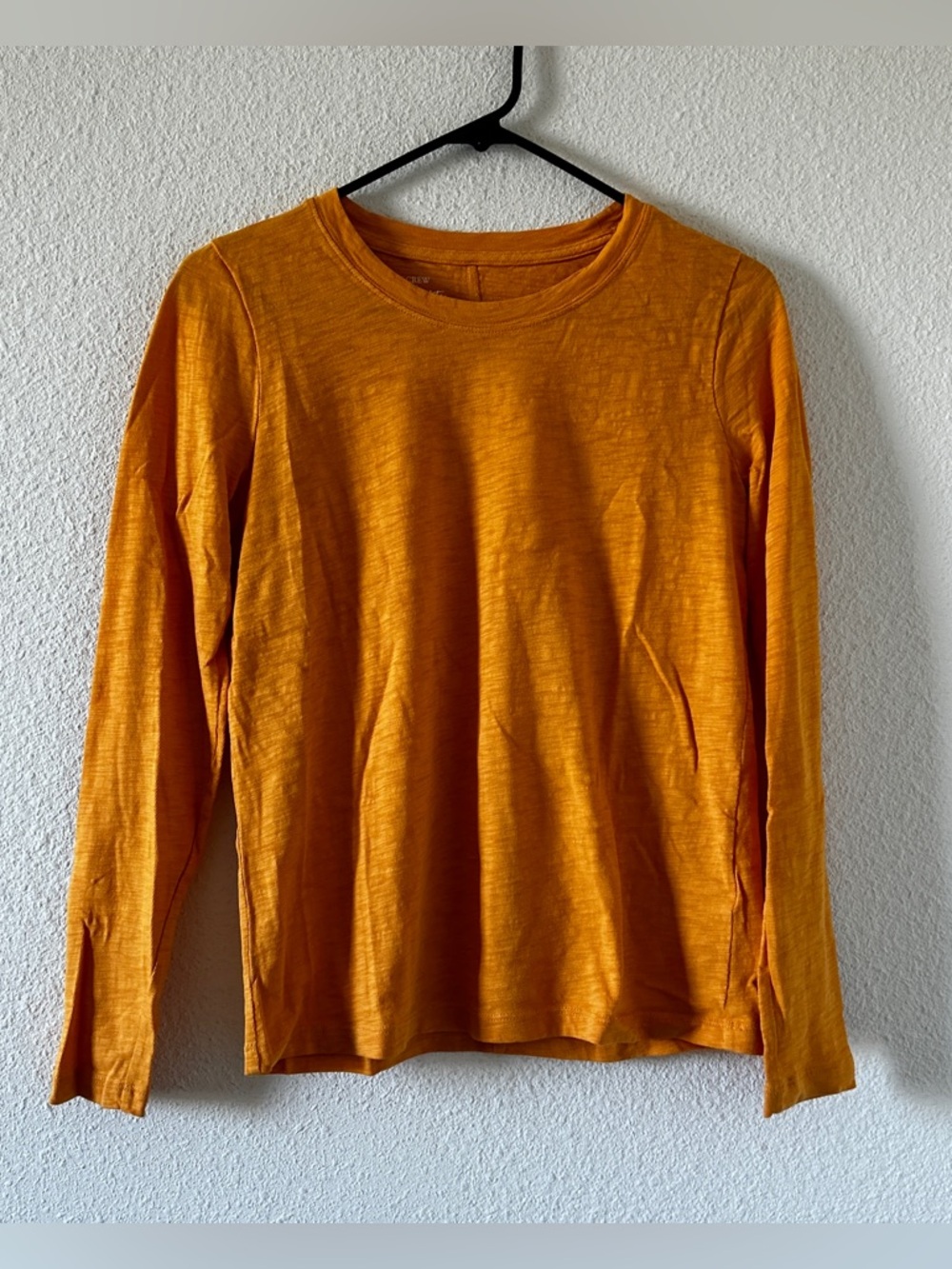 J. Crew Girlfriend Tee Casual Minimalist Everyday Brunch Women’s Small Orange